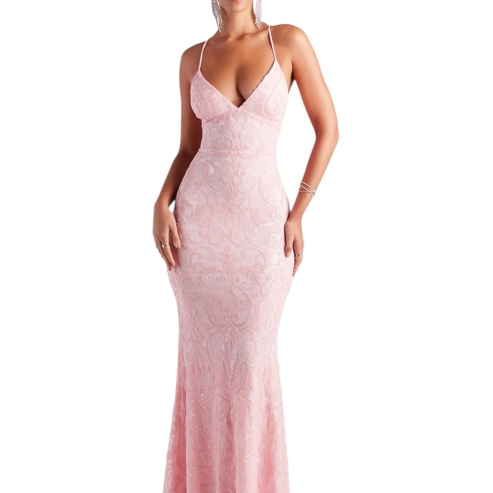 Windsor Blush Lace Maxi Dress🎀✨